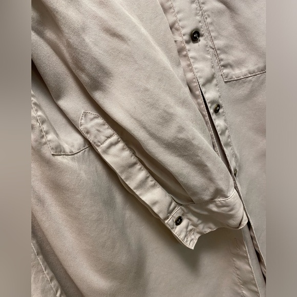 Zara Lyocell Button Down Shirt - Picture 5 of 7